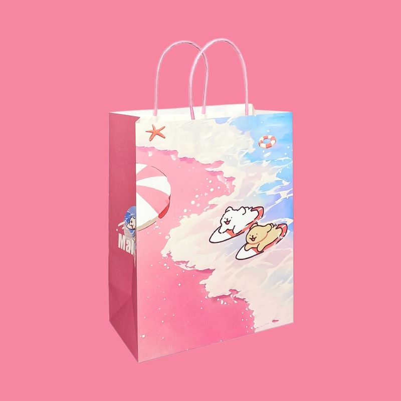 新款原创礼物袋大合集可爱少女礼品打包出物收纳手提礼物牛皮纸袋|undefined
