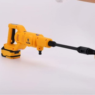 Portable lithium battery car washing water gun car wireless car washing machine household rechargeable cleaning brush car magic device high pressure water pump