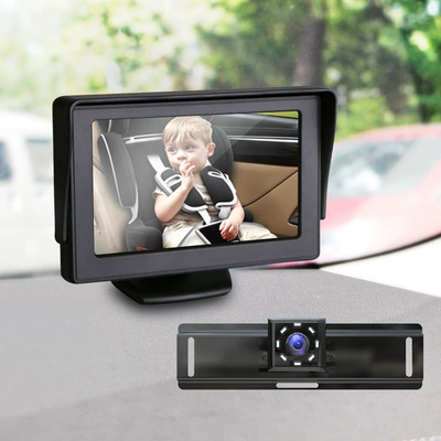 Car-Mounted Baby Monitor 4.3inch Car display - 43-desktop-model