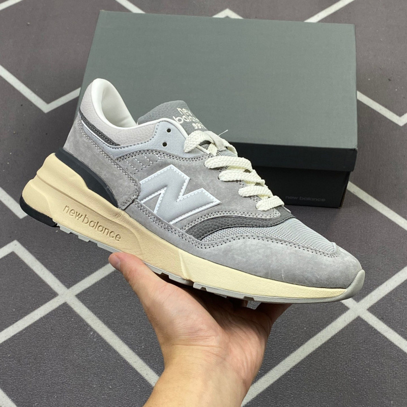 Original Nb997R Retro Thick-Soled Sneakers for Couples, Height-Increasing Casual Shoes, Versatile Low-Top Spring Breathable Running Shoes