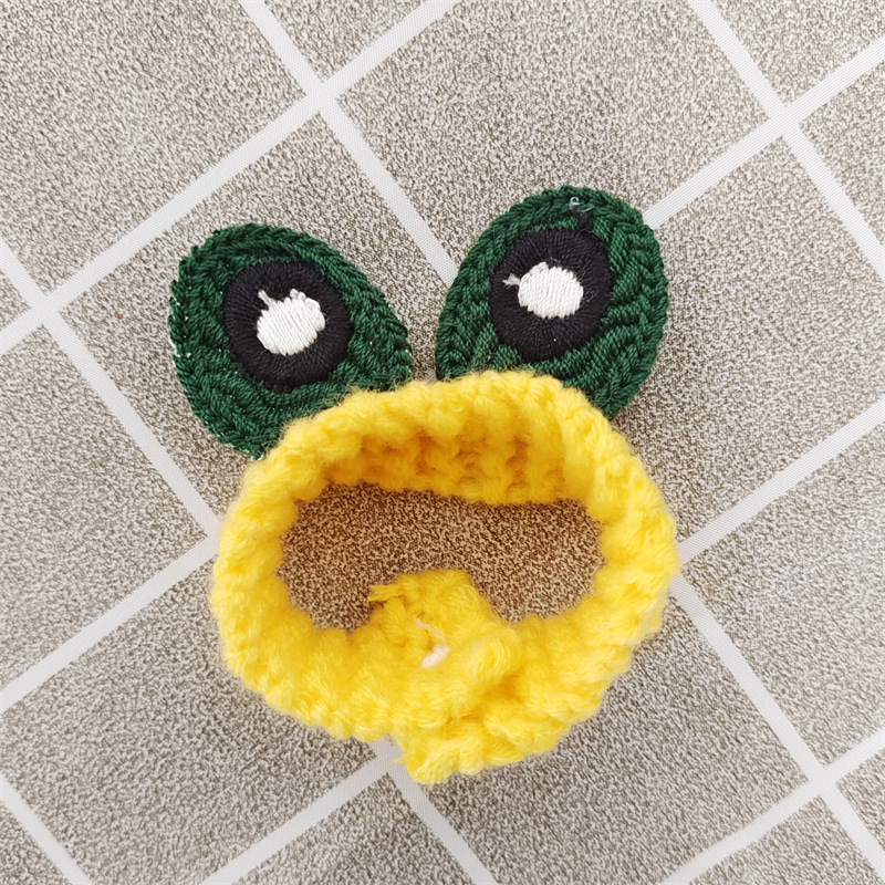 Venta caliente perro cabeza 14cm muñeco de peluche suéter colección de accesorios de ropa rabu ropa spot al por mayor