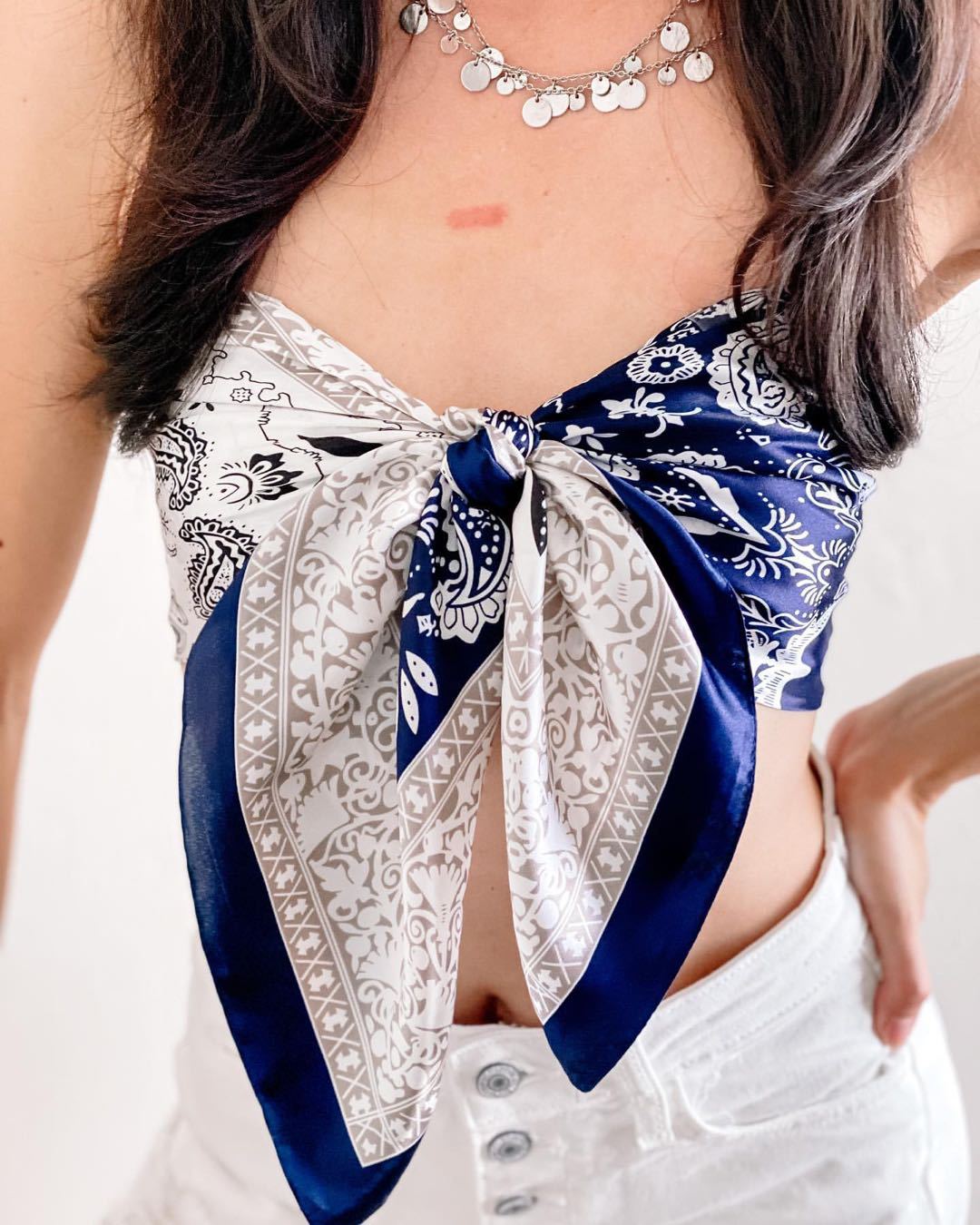 Printing Design Simple Style Style Women's Simple Style Leopard Satin Printing Silk Scarves