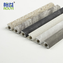 厂家直销批发建筑型材阳角线出口品质石塑收口条瓷砖塑料装饰条