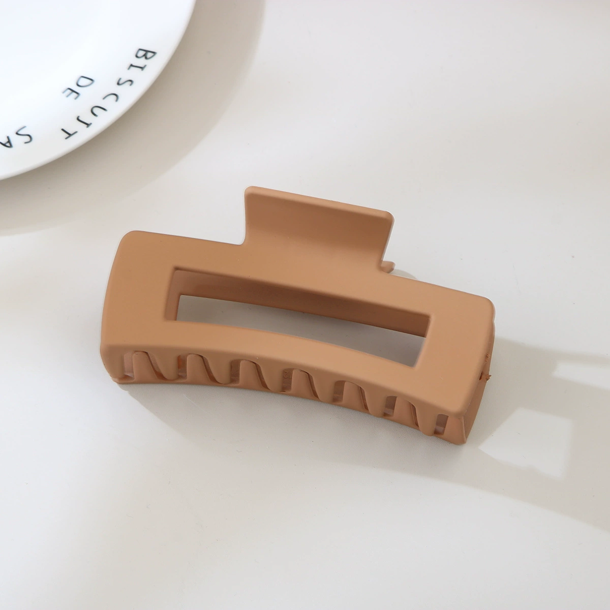 (Cross-border trading), rectangular matte crab pin, big shark, hairgrip, Amazon, simple and elegant design