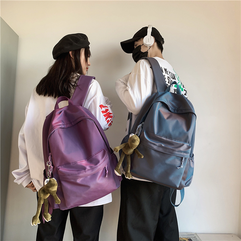 New Korean Style Backpack, Simple Campus Computer Bag, Casual Travel Backpack, Junior High School Student Bag