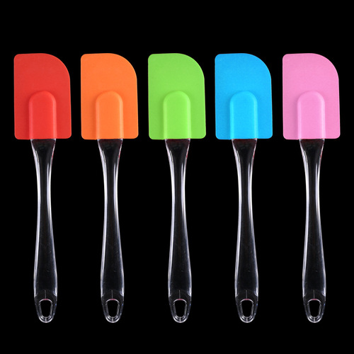 High-temperature resistant, hair-free barbecue brush, food seasoning brush, split-type crystal handle silicone brush, wholesale