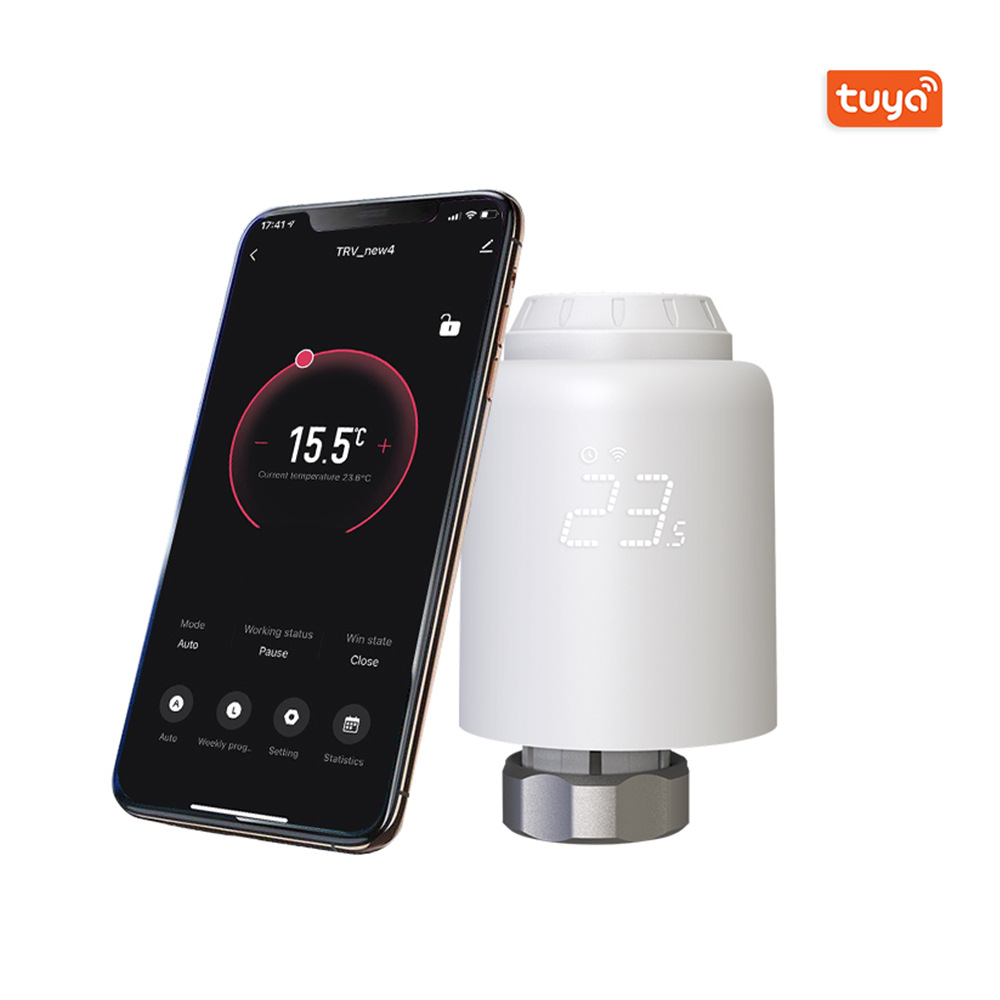 涂鸦zigbee暖气控制器可编程温控器智能音箱语音控制远程wifi阀门