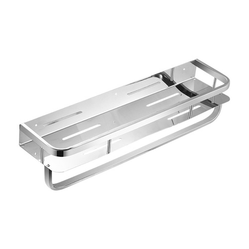 Stainless steel bathroom bathroom multi-layer storage rack towel rack wall-mounted hook storage rack kitchen drain tray