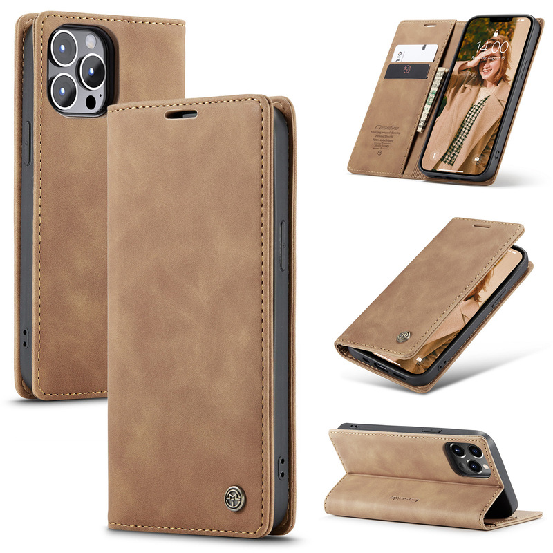 Suitable for Iphone16 Flip Phone Case, Apple 17 Mobile Phone Leather Case, Card New Samsung S23 Protective Case