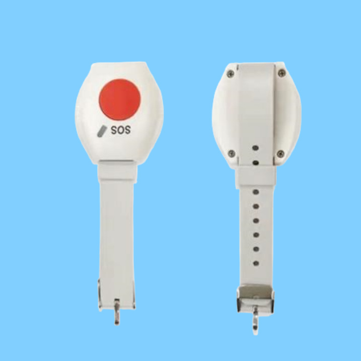 呼叫器单键白色学习码表环遥控器315M433遥控器椭圆型单键遥控器