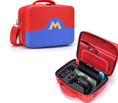 Super Mario NS Nintendo Switch bolsa de almacenamiento caja dura bolsa de protección caja de almacenamiento Switch accesorios de bolsa grande
