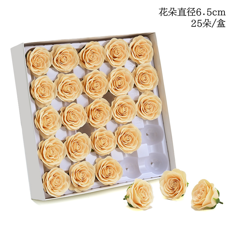 Flor de jabón orgullo rosa siete capas florista DIY material de paquete floral material de paquete floral flores de jabón inmortales