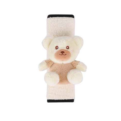 Cartoon Car Seat Belt Shoulder Cover Cute Car Child Anti-Stroke Protective Cover Adjuster Car Interior Decoration Supplies