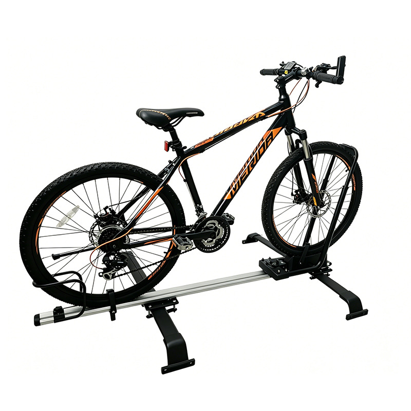 Universal car roof-mounted bicycle rack, stable and non-shaky vehicle-mounted bicycle fixing bracket
