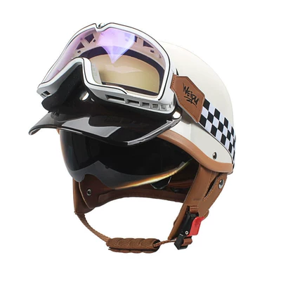 seasons, half helmet, summer sun protection, Motosiklet dəbilqələri