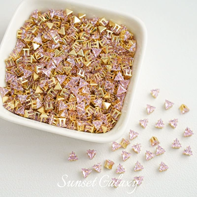 Zərgərlik ara hissələri Material Bracelet Accessories - 4mmpink-gold-30-pieces