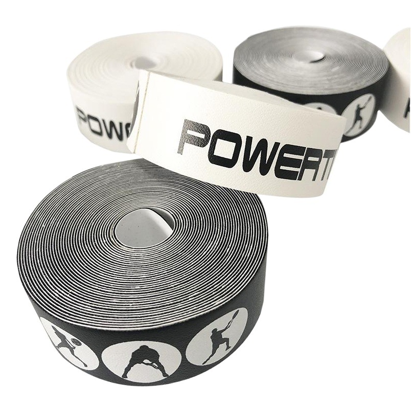 POWERTI gran rollo placa grande raqueta de tenis cabeza pegatina marco protector raqueta cinturón raqueta pesada raqueta tira cinturón marco protector