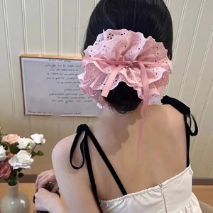 Dulce de alto nivel, anillo de cabello de intestino grueso, cordón de cabello de cola de caballo baja coreana, cordón de cabello grande, delicado, adornamiento de cabello de princesa de alto valor
