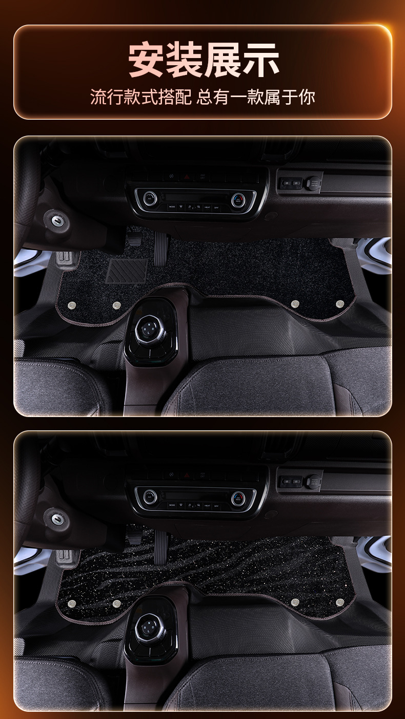 Suitable for Remote-Controlled Xingzhi H8E, Full-Coverage, Specialized Remote-Controlled New Energy Vehicle Waterproof and Wear-Resistant Tpe Truck Floor Mats