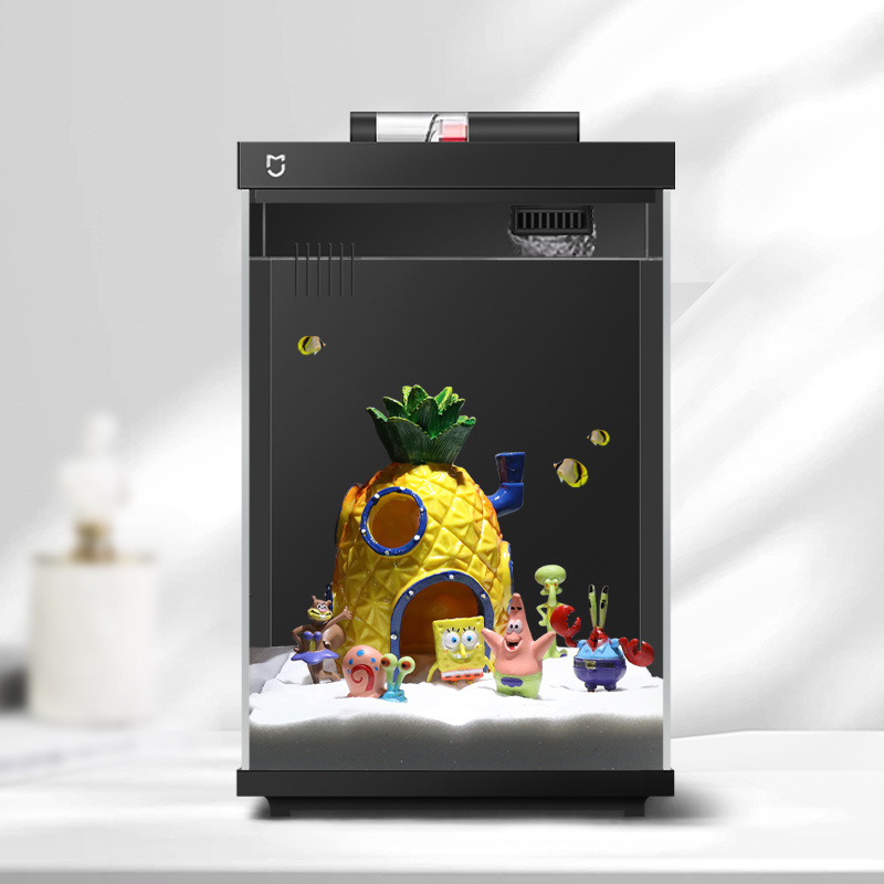 Escenografía de pecera de segunda generación de Xiaomi paquete completo simulación conjunto ecológico acabado acuario coral decoración creativa decoración