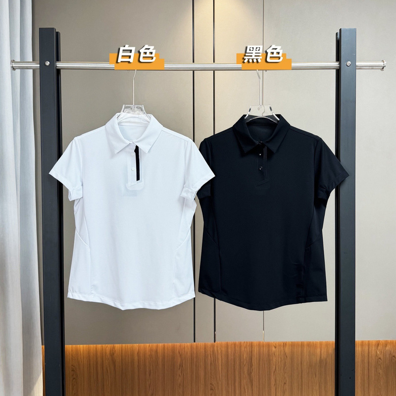 1178 Dijia's New Summer Style Outdoor Sports and Leisure Cool Pique Pattern Women's Lapel Polo Shirt Short-Sleeved T-Shirt 1178 Dijia's New Summer Style Outdoor Sports and Leisure Cool Pique Pattern Women's Lapel Polo Shirt Short-Sleeved T-Shirt