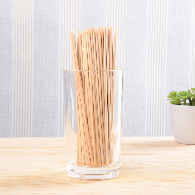 厂家大量批发一次性普通竹签2.0热狗肠青菜烧烤水果鸭肠竹签子|ru