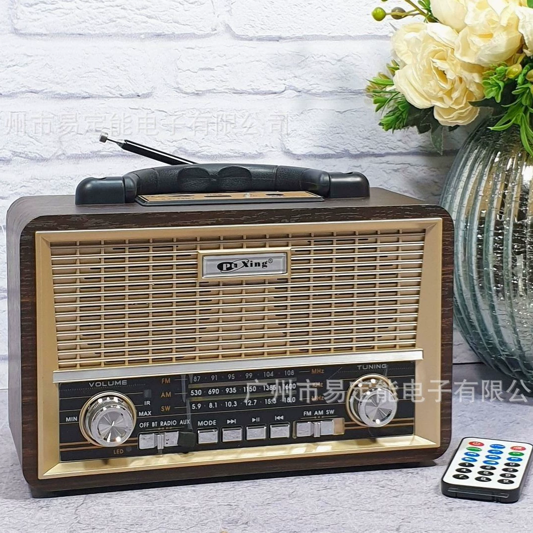 PX-35BT беспроводной динамик Bluetooth портативная карта Аудио ретро дерево старинное радио подарок
