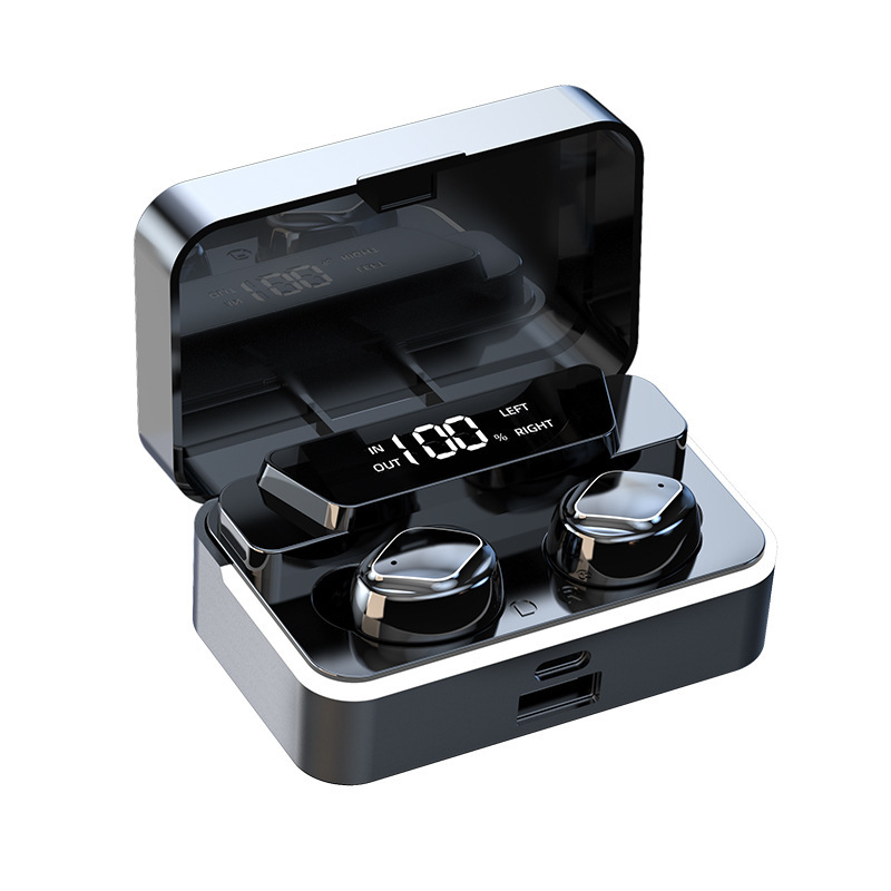 Nuevo modelo privado transfronterizo s30 auriculares Bluetooth juegos deportivos batería de larga duración pantalla digital auriculares internos de alta potencia