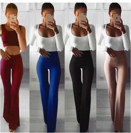 High Waist Wide Leg Pants 2