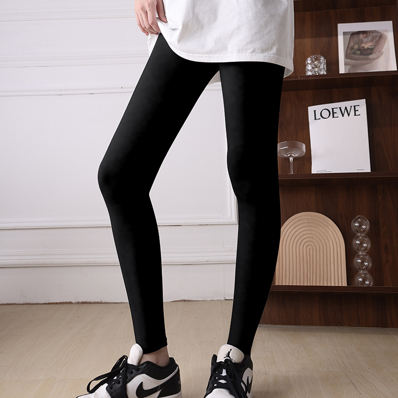 Pantalones de seguridad modal para mujer, tres puntos, uso externo de verano, leggings de gran tamaño, gruesos mm, cinco puntos y siete puntos, estilo delgado, anti-desgaste