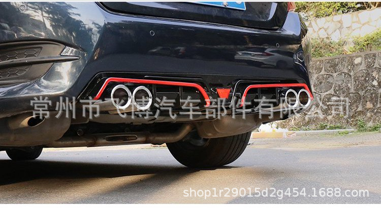 For 10th Generation Civic Modified Exhaust Pipe Diffuser Tail Throat