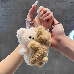 カップル用磁気ハグキーホルダー、カップルステッカーキーホルダー、彼氏、彼女、カップル用