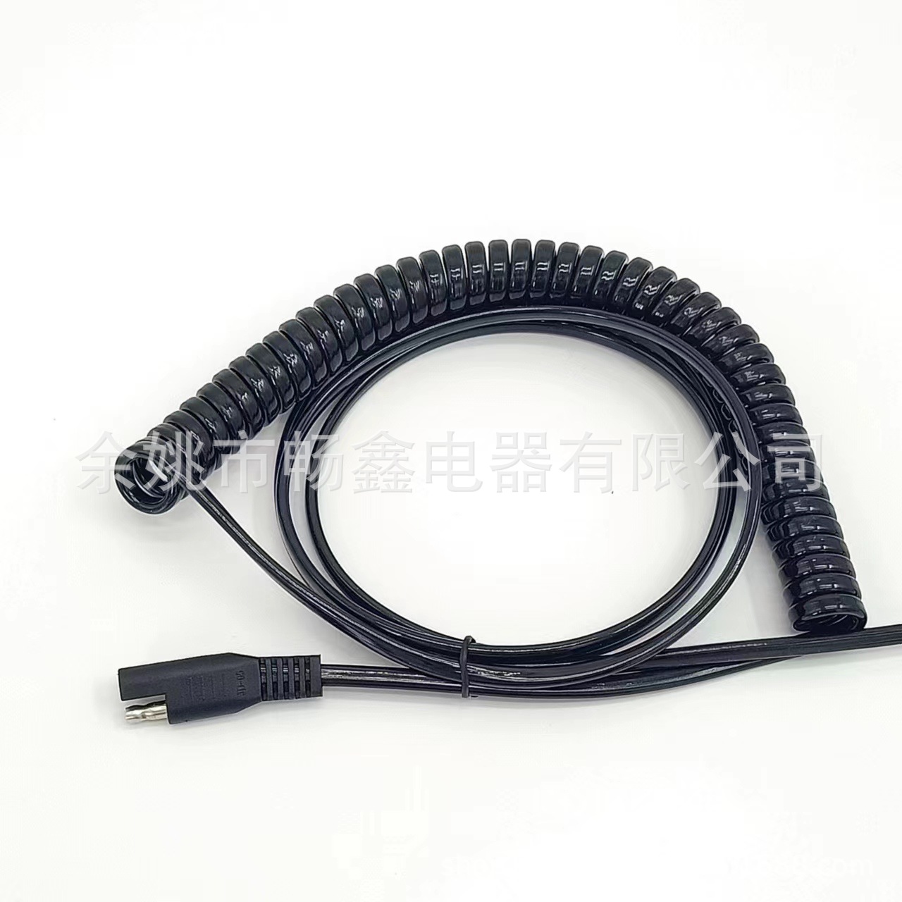 厂家 热销 弹簧线 双头sae连接线 车载点烟器 适配 延长线