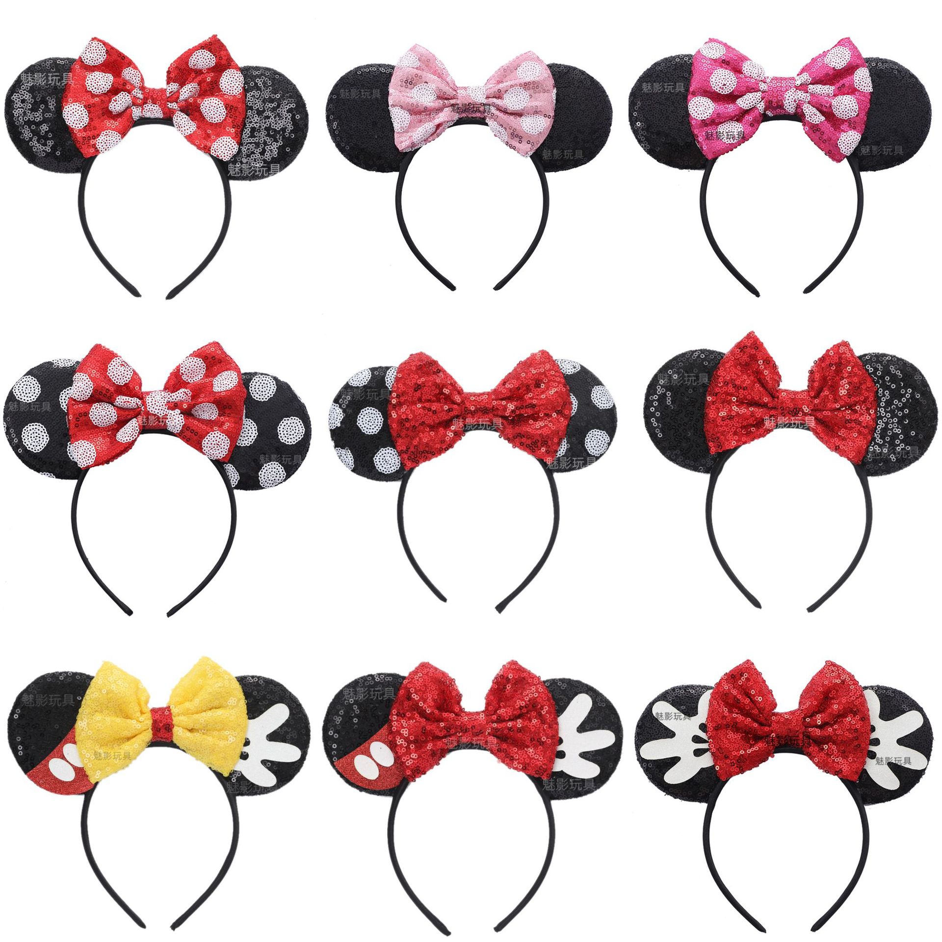 Sequined Mini Minnie Polka Dots
