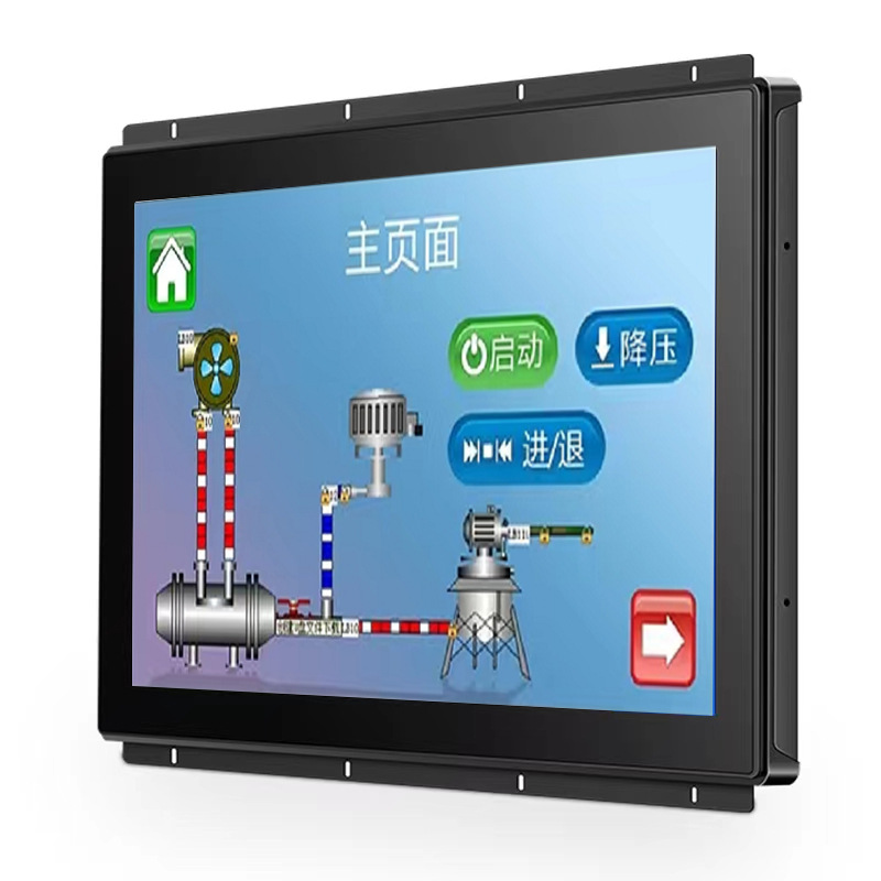 Embedded industrial touch laptop