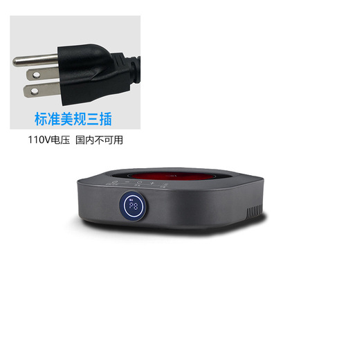 110V American three-prong plug ceramic mini smart electric tea kettle electric heating stove for boiling water and brewing tea with heat preservation and timer