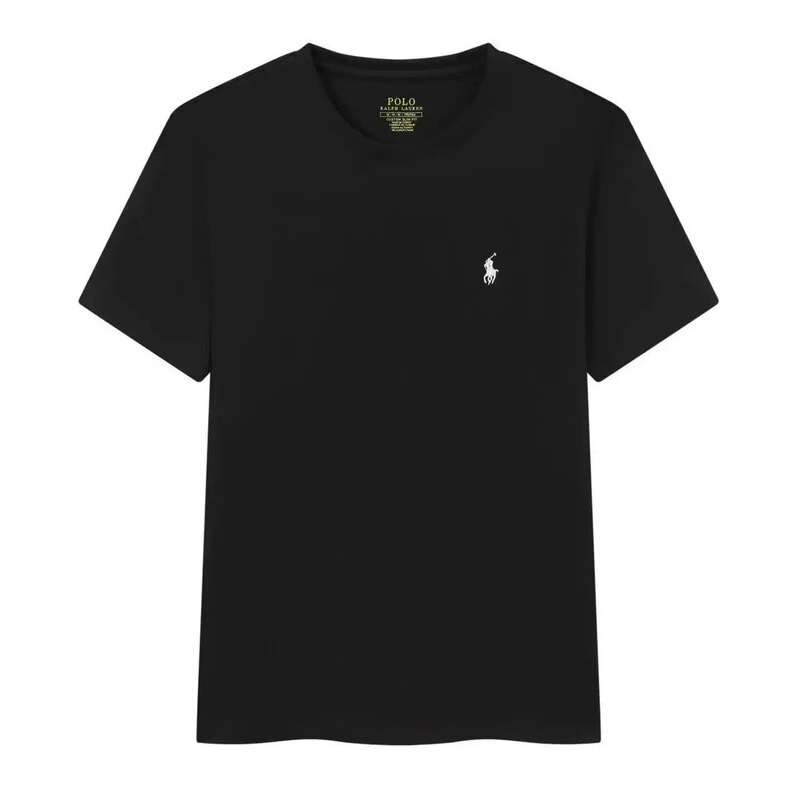 American-Style New Model Pony Logo Pure Cotton Round Neck Short-Sleeve Men's T-Shirt, Loose Casual Versatile Embroidered T-Shirt, Men's Summer Hot Item American-Style New Model Pony Logo Pure Cotton Round Neck Short-Sleeve Men's T-Shirt, Loose Casual Versatile Embroidered T-Shirt, Men's Summer Hot Item