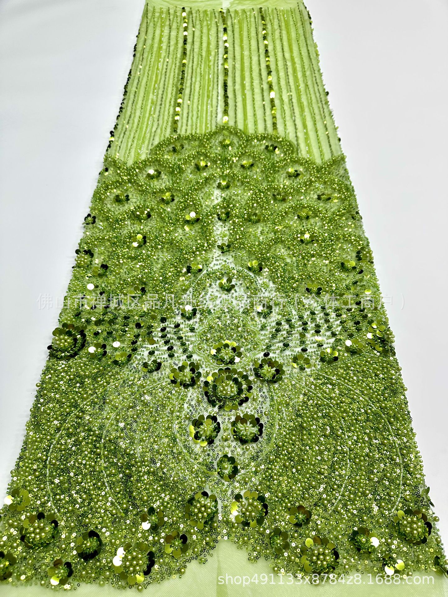 Fabricantes de bolsas transfronterizas tela de sequilla vestido de boda anfitrión de cena rendimiento bar mitzvah vestido de tela