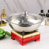 stainless steel Alcohol stove Hot Pot solid liquid boiler student dormitory Alcohol pot household Hotel Dry pot Stewed