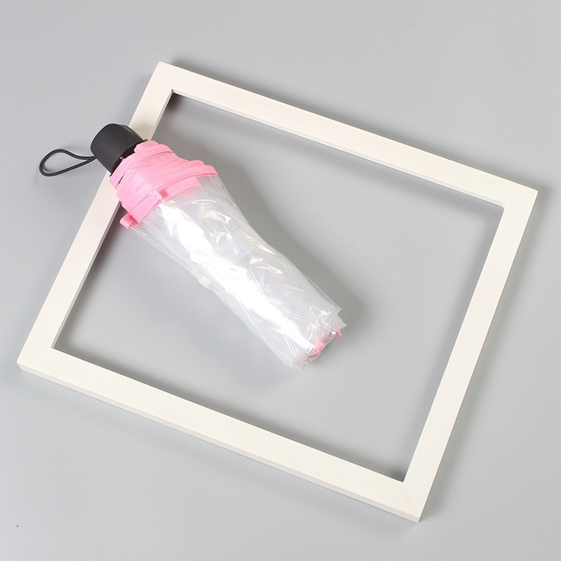 Cartoon plegable protector solar paraguas automático para hombres y mujeres sol y lluvia de alto valor facial lindo paraguas de sol para mujeres anti-UV