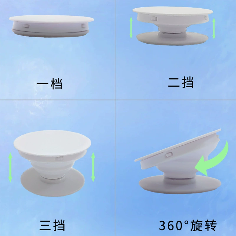 Акриловая мультяшная подушка воздуха, трубки, telescoping держатель телефона, индивидуальный заказ