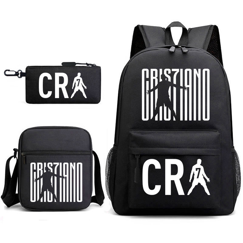 Mochila de tres piezas, mochila para hombres y mujeres, mochila a prueba de salpicaduras [una también es precio al por mayor] mochila de espalda protectora