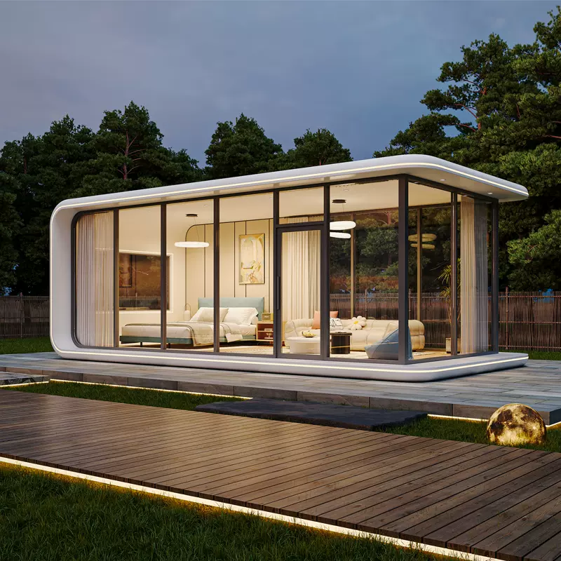 太空舱移动房住人办公室驿站苹果民宿阳光房集装箱商铺星空房屋