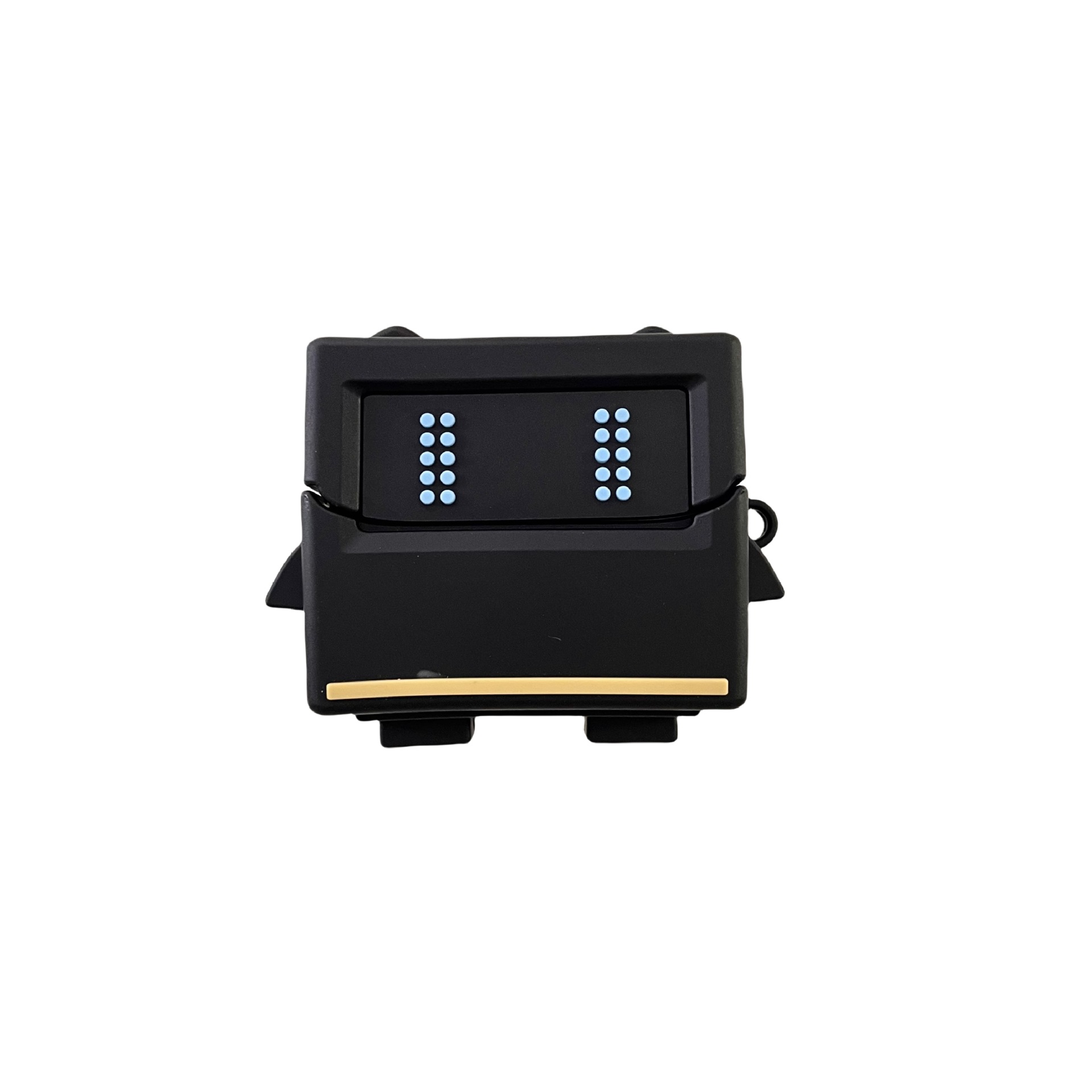 Robot estereoscópico negro