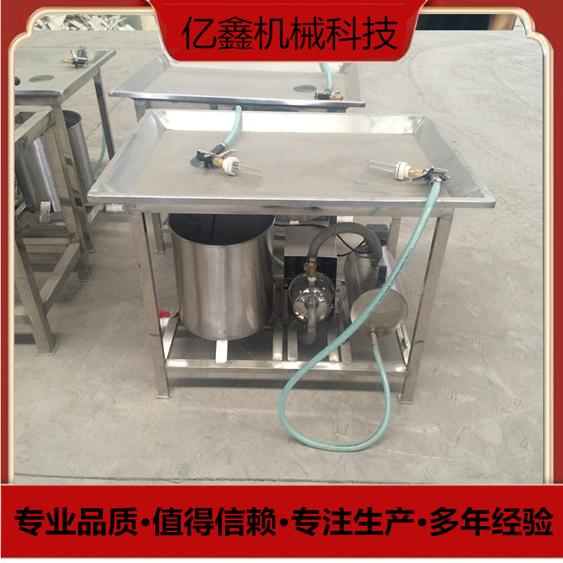 半自动高压牛肉块手动盐水注射机双头加长案板盐水注射机厂家批发