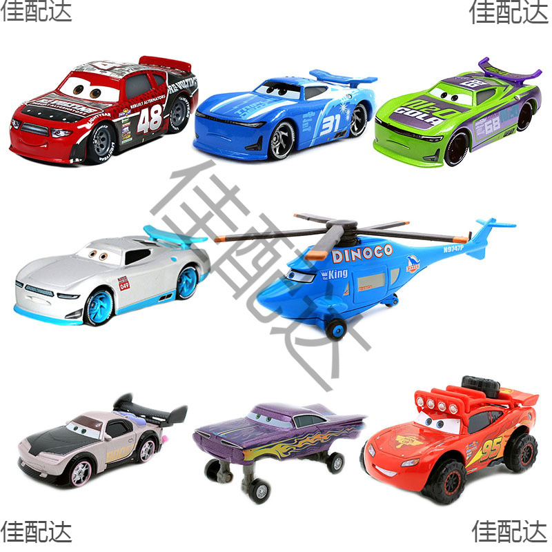 레이싱 스토리 자동차 킹 항공기 합금 자동차 모델 오프로드 빅 풋 맥퀸 스탠딩 레이몬드 74 NO. 68 레이싱 카