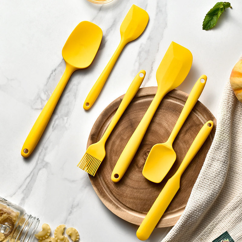 Spatula Set Silicone Spatula Six-piece Baking Set6-piece DIYSalad Mixing Tool