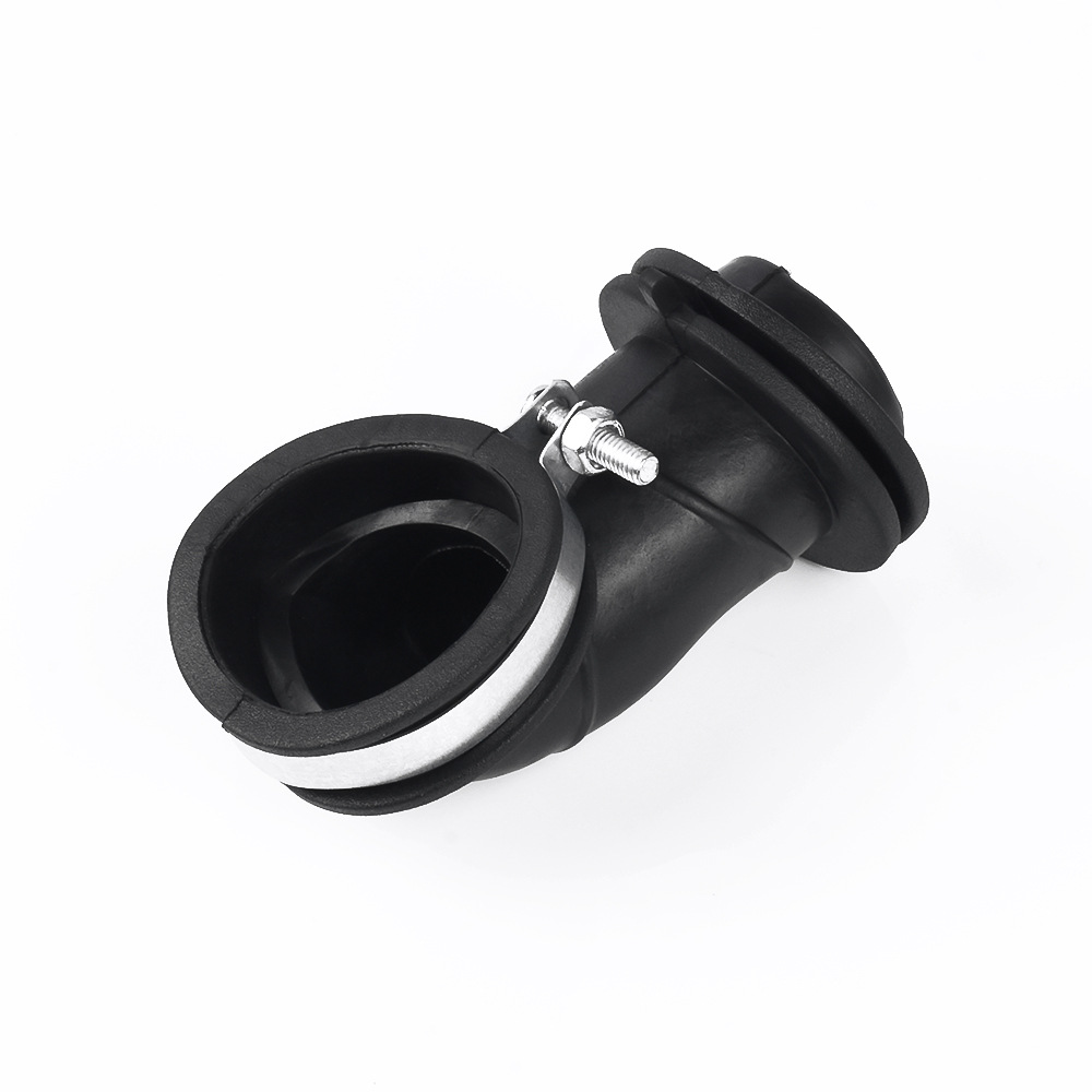 Tubo de goma de admisión de aire del carburador de motocicleta auxiliar, tubo de conexión medio del filtro de acoplamiento de piel DY100 / 110