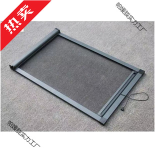 Aluminum Alloy Invisible Anti-Mosquito Screen Window up and down Telescopic Diamond Mesh Self-Installed Roll-Up Screen