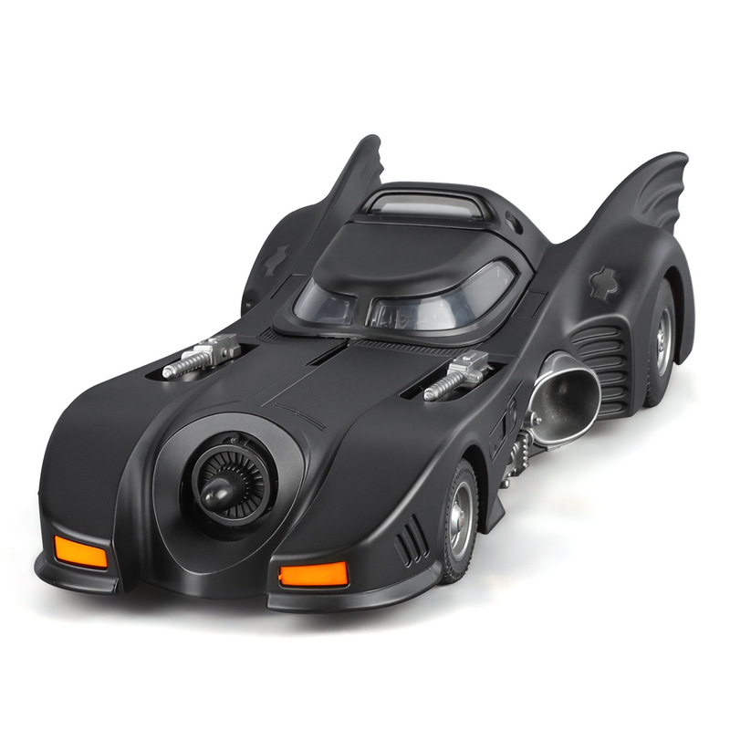 Authenticly Authorized 1:32 Batman 1989 Chariot Alloy Sports Car Model Sound and Light Sound Effects Auto Parts Store Window Decorations